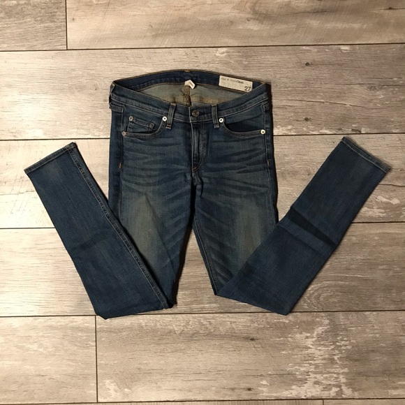 RAG & BONE Blue Skinny Jeans - Picture 2 of 7